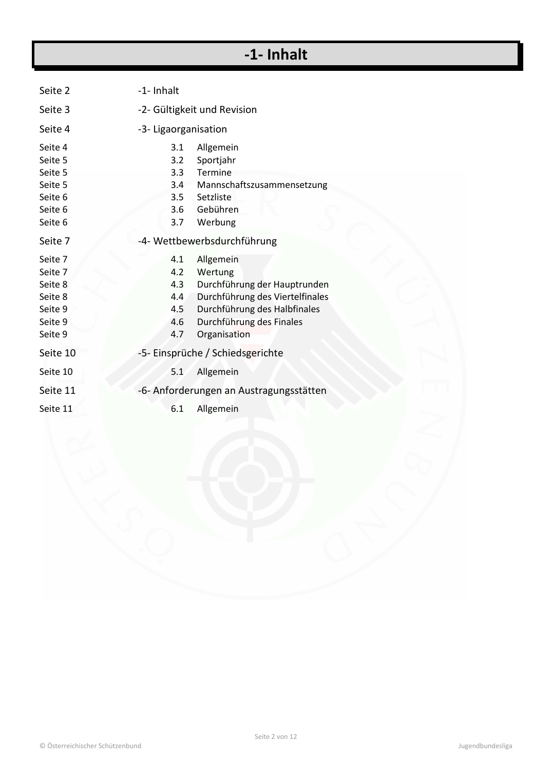 Regelwerk Jugend-Bundesliga (Luftdruckwaffen) – Seite 2