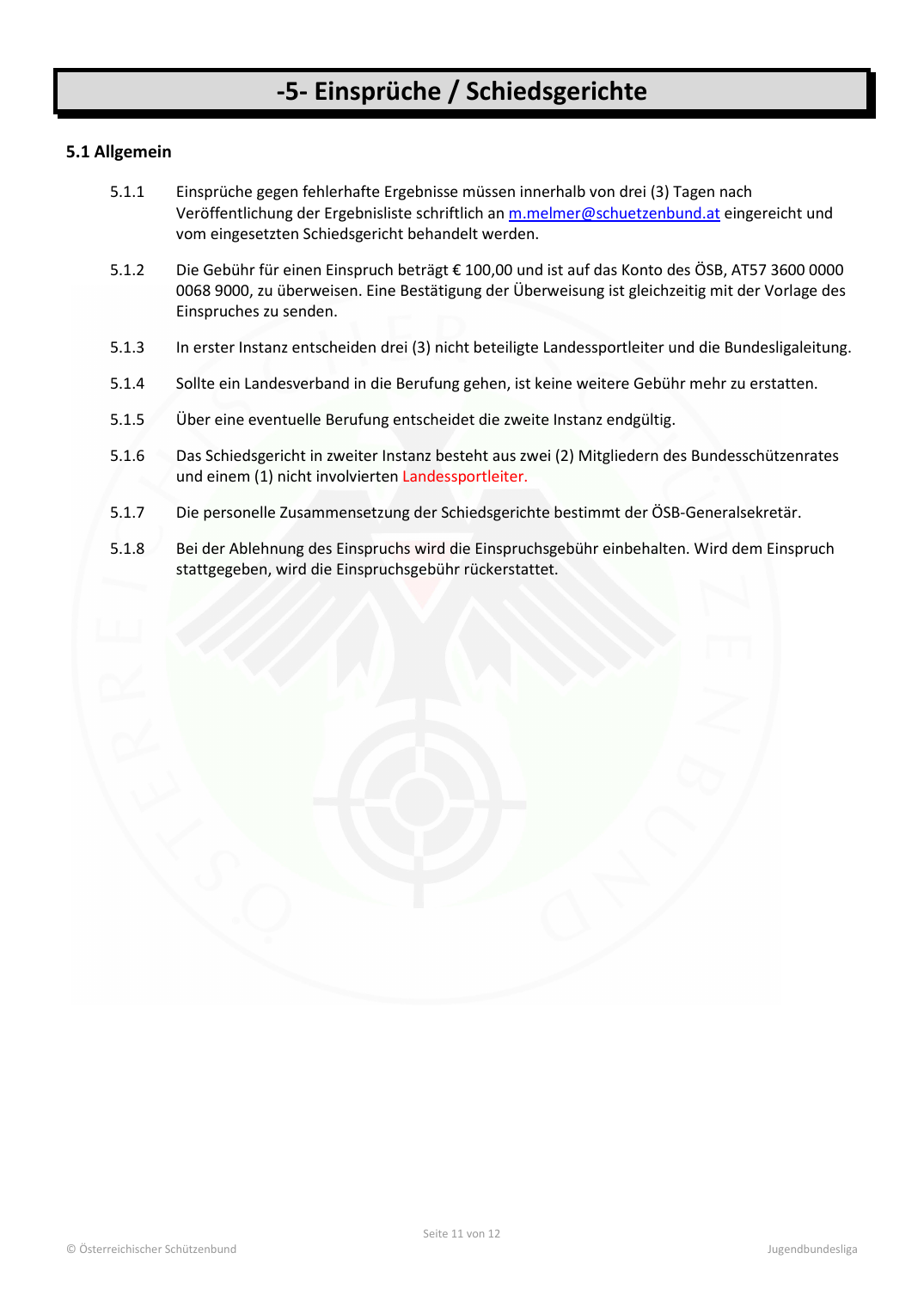 Regelwerk Jugend-Bundesliga (Luftdruckwaffen) – Seite 11