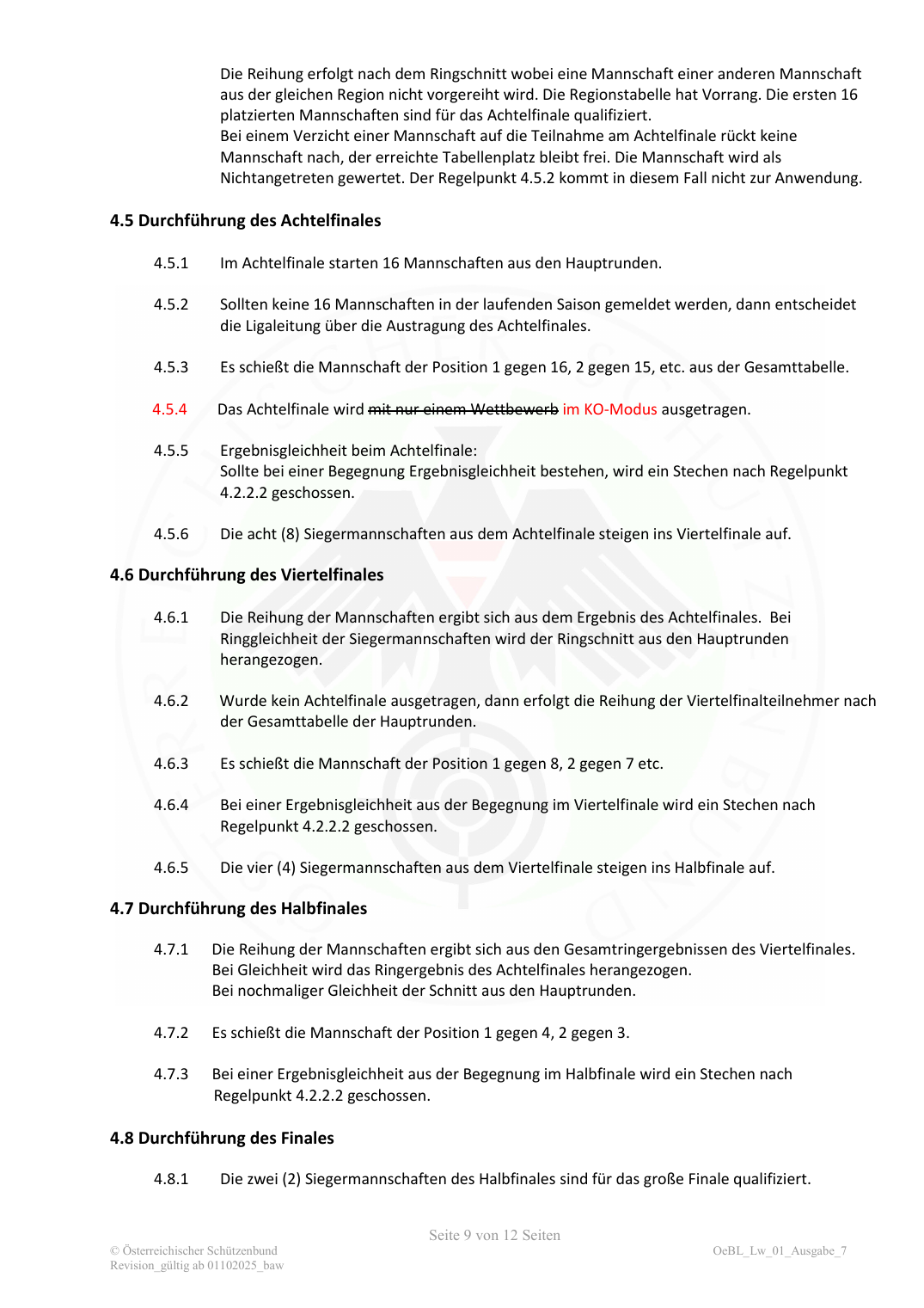 Bundesligaordnung Luftwaffen (ÖBLLW) – Seite 9